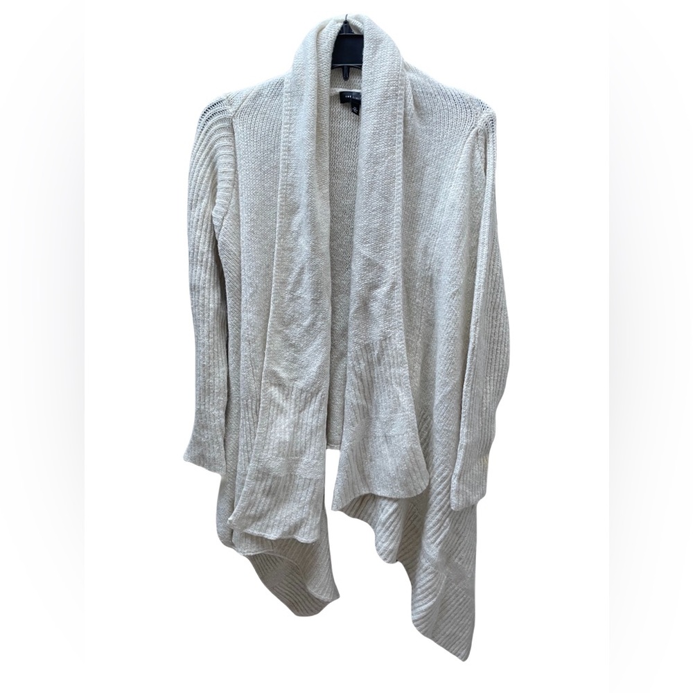 ❤️ THE LIMITED CREAM WATERFALL WRAP SWEATER SIZE XS